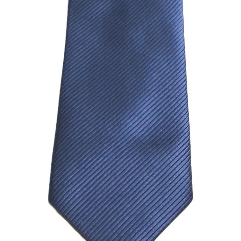 Jacob Alexander Tie Men's Necktie 100% Silk Blue Handmade Classic Preppy